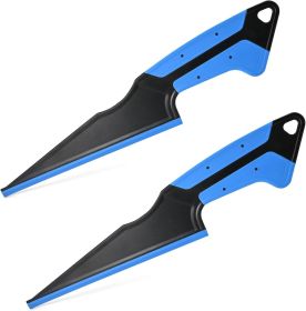 2 PCS Window Tint Squeegee Magnetic Rubber Scraper Tool, All-Purpose Squeegee for Film Installing, Glass Cleaning Water Remove