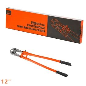 Heavy-Duty Mini Bolt Cutter 12" for Cutting Fence, Steel Wire, Small Chain, Screws, and Rivet, with Soft Grip Rubber Ergonomic Handle Cutters (title: default title)