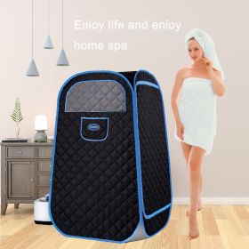 Portable Folding Full size Steam Sauna with 1000W&2.2L steam Generator. Personal Sauna Tent for Relaxation & Spa at home. Fast heating. Folding S (Color: as Pic)